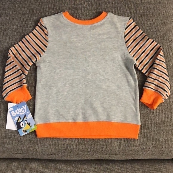 MOOSE Toddler Boys Bluey Bingo Halloween Fleece Sweatshirt and Bottom Set 2T - Picture 7 of 16
